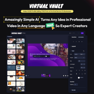 VirtualVault AI Video Builder Lifetime Plan